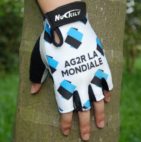 2011 Ag2r Guante de bicicletas